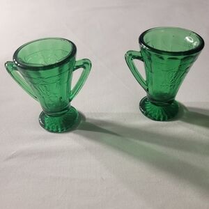 Green Depression Glass